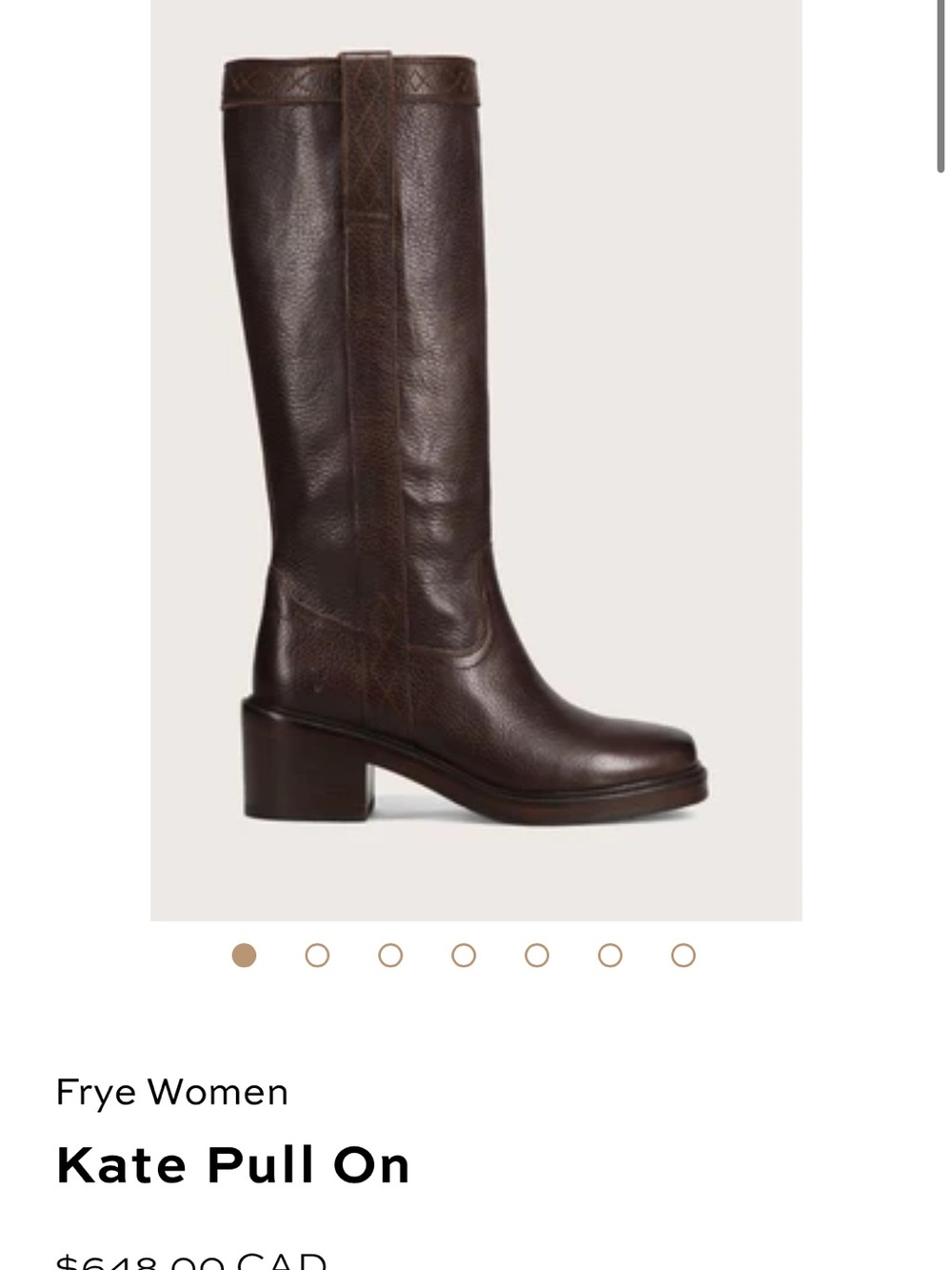 FRYE Brown Leather Boots - Picture 3 of 3